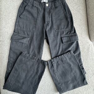 Zara Gray Cargo Pants with Utilitarian Style